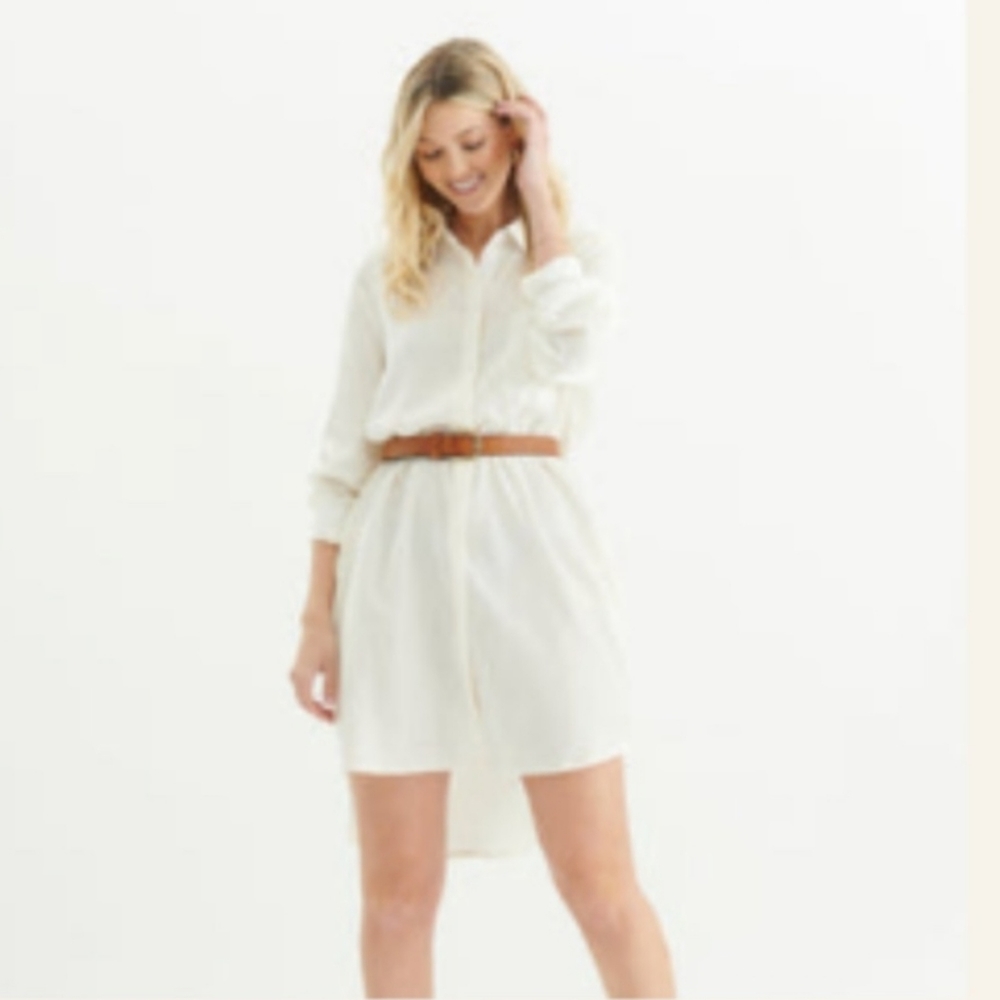 Emma Knudsen Shirt Dress- New, Size Medium